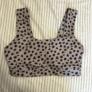 Gilly hicks size medium cheetah sports bra